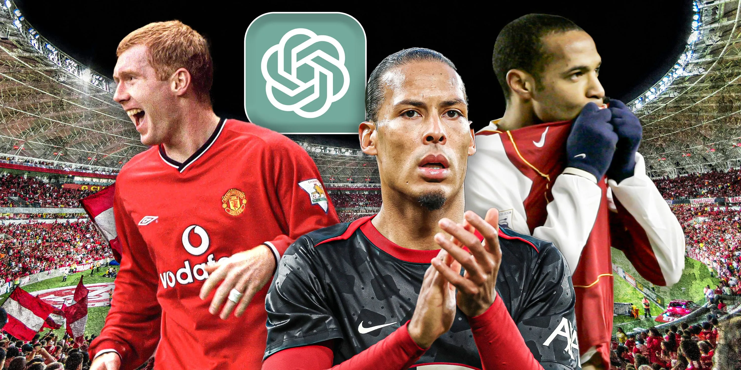 Các huyền thoại Premier League như Paul Scholes và Thierry Henry