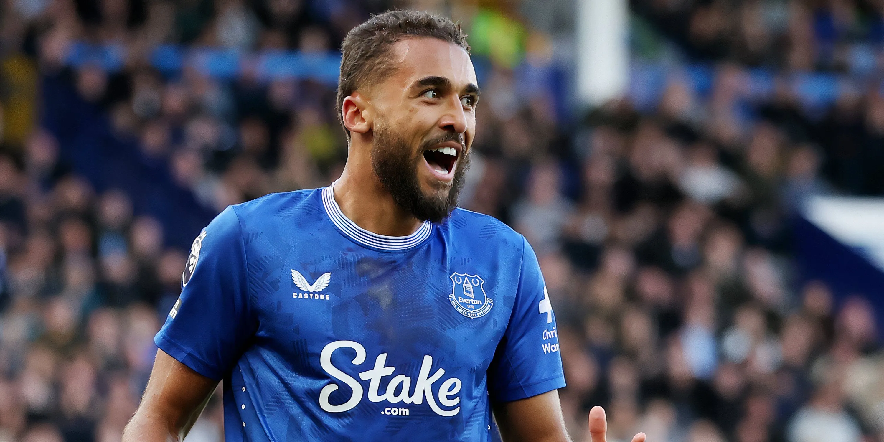 Chân sút Dominic Calvert-Lewin khi còn thi đấu cho Everton