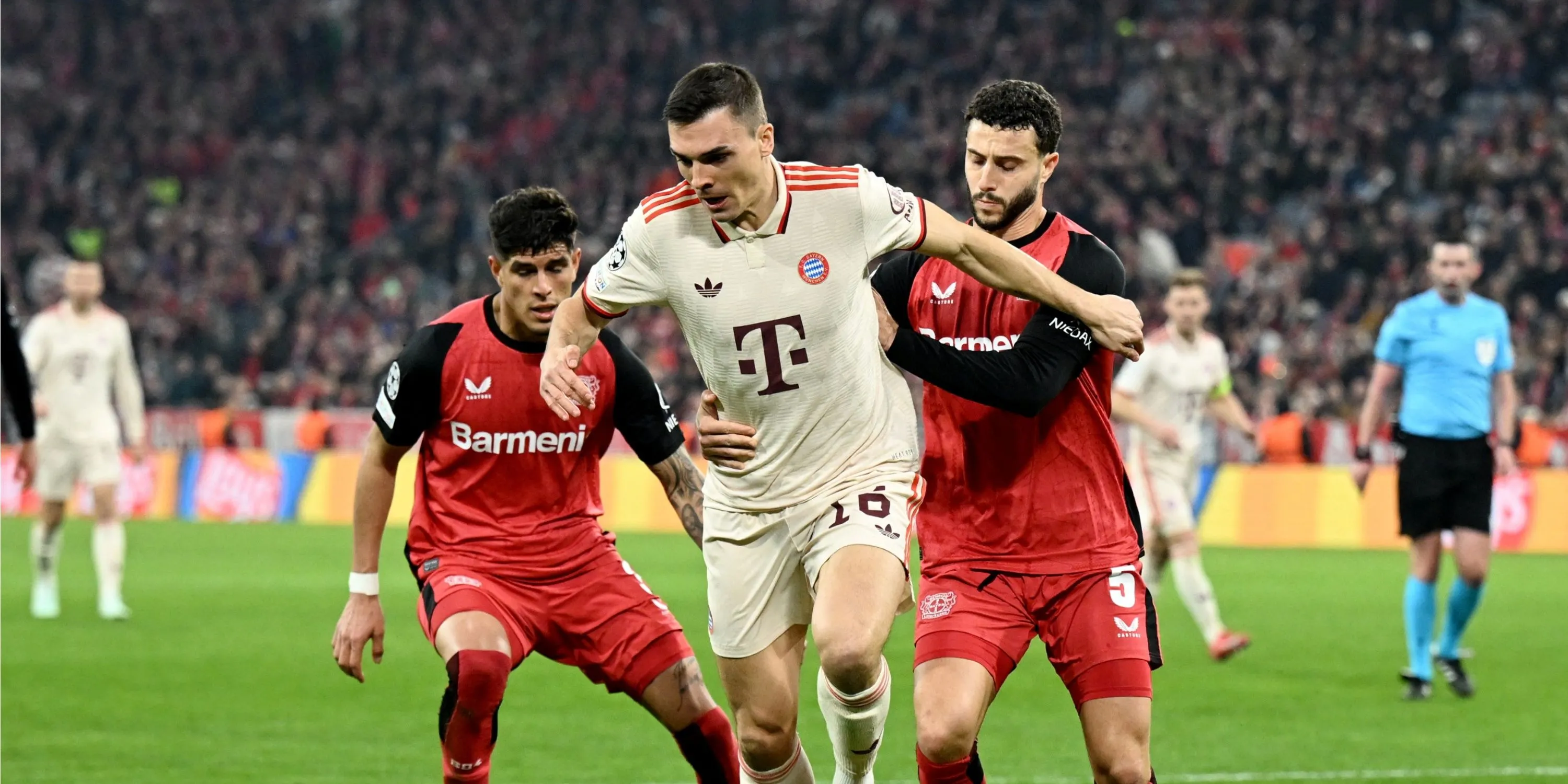 Joao Palhinha trong màu áo Bayern Munich trên sân tập