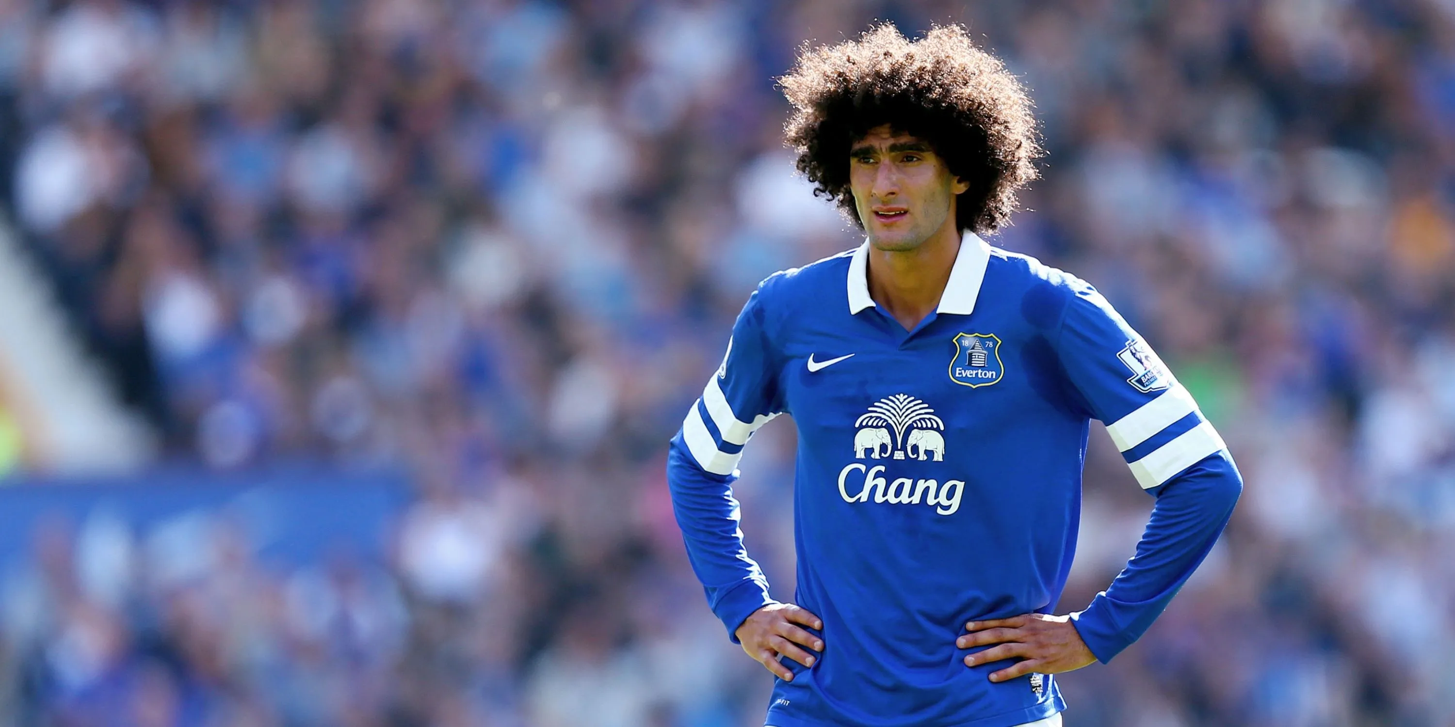 Marouane Fellaini thời còn khoác áo Everton