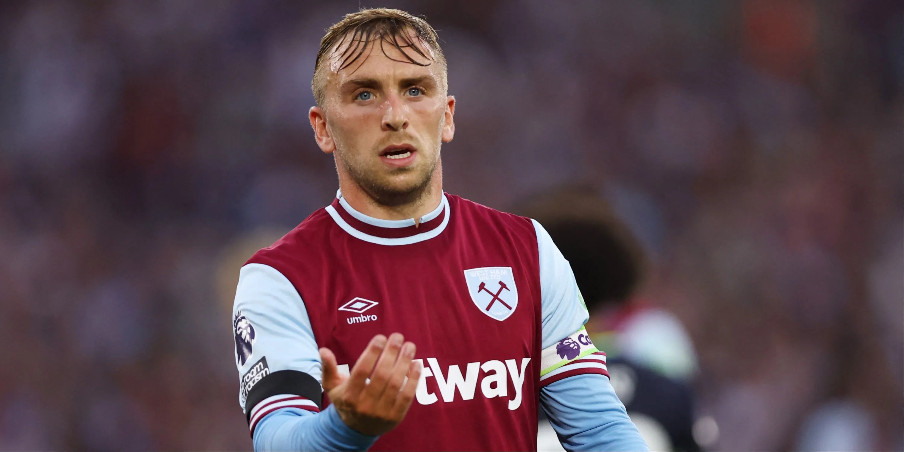 Tiền đạo Jarrod Bowen của West Ham United, người có thể kết hợp ăn ý với Gonzalo Garcia