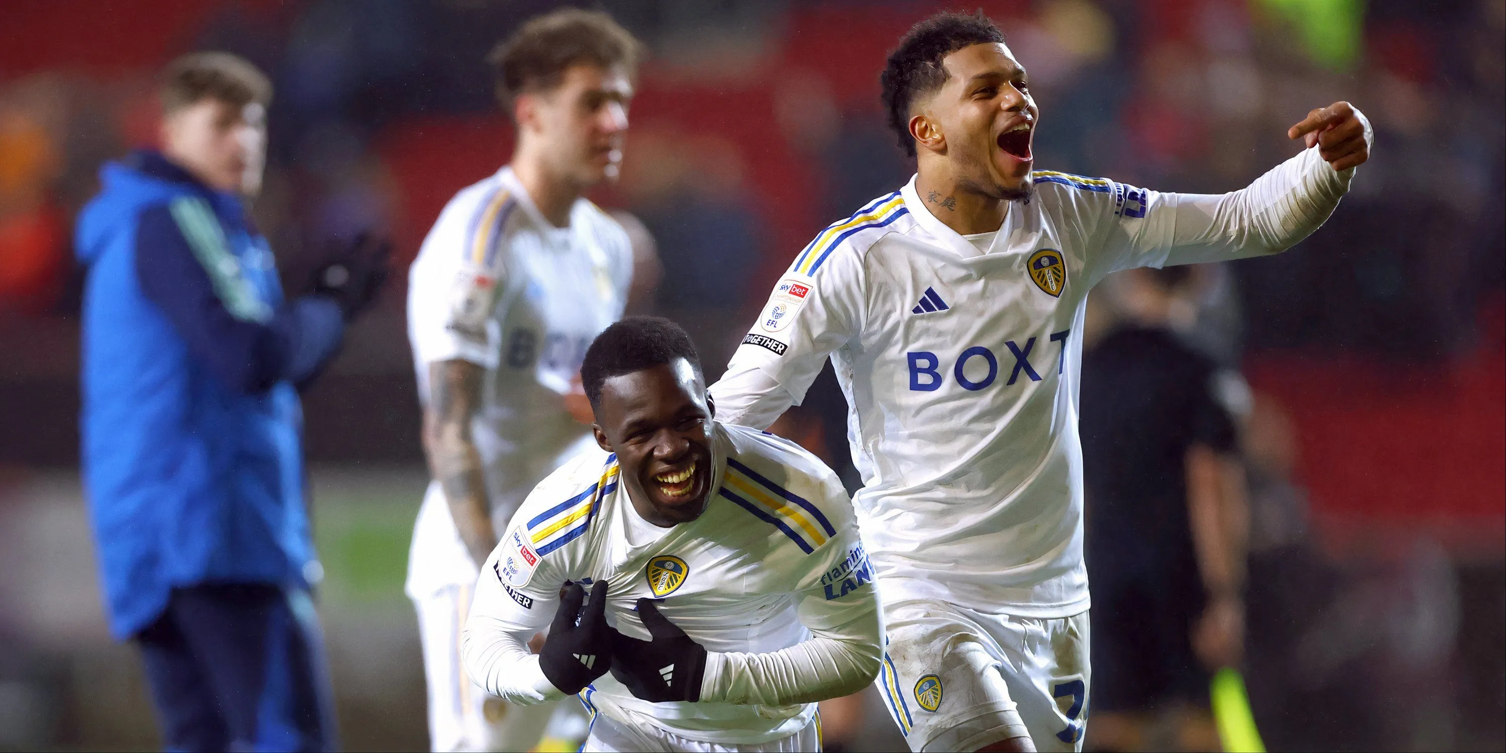 Wilfried Gnonto và Georginio Rutter, cầu thủ tấn công của Leeds United