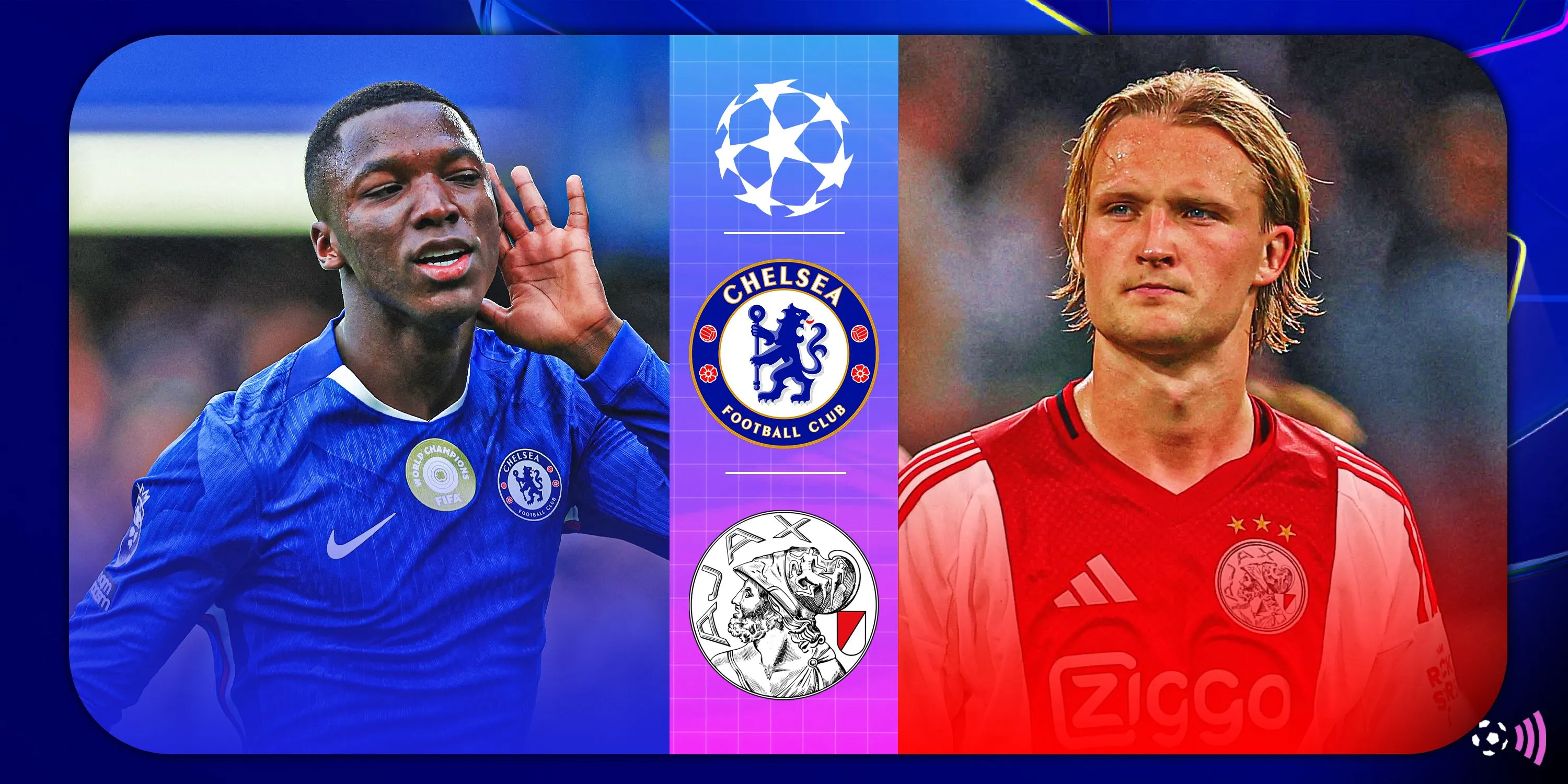 Chelsea tấn công áp đảo Ajax, bàn thắng mở màn của Marc Guiu